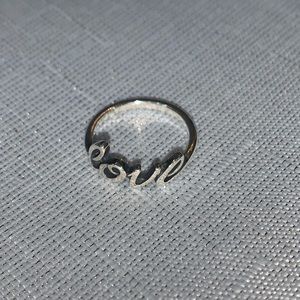 James Avery “Love” scrip ring